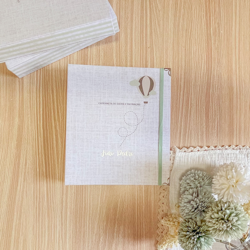 Caderneta de Saúde e Vacinação Luxo Balão