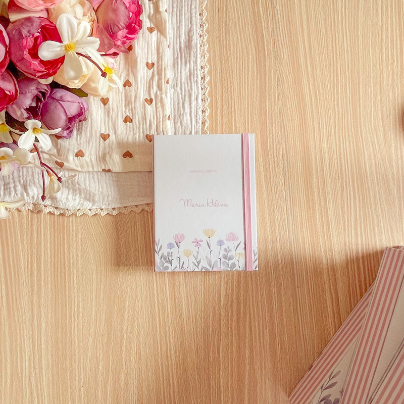 Porta Documentos Jardim Encantado