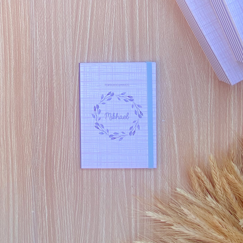 Porta Documentos Baby Blue