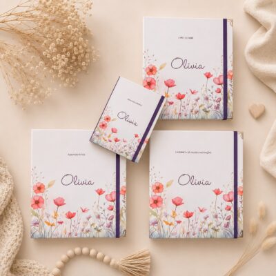 Kit Super Cute Luxo Jardim Azulado