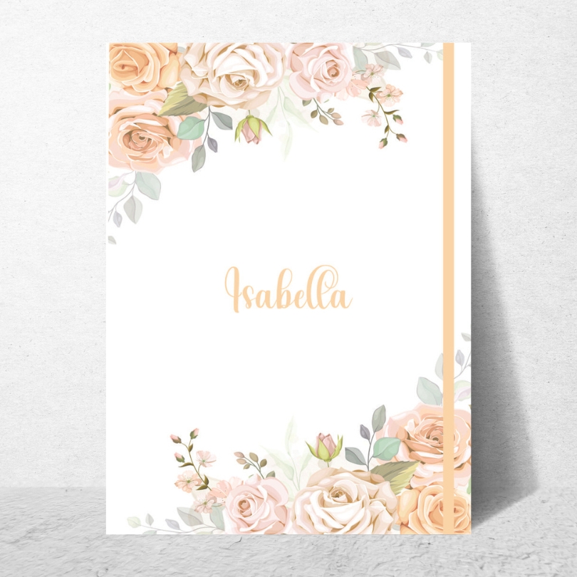 Porta Documentos A4 Floral Vintage