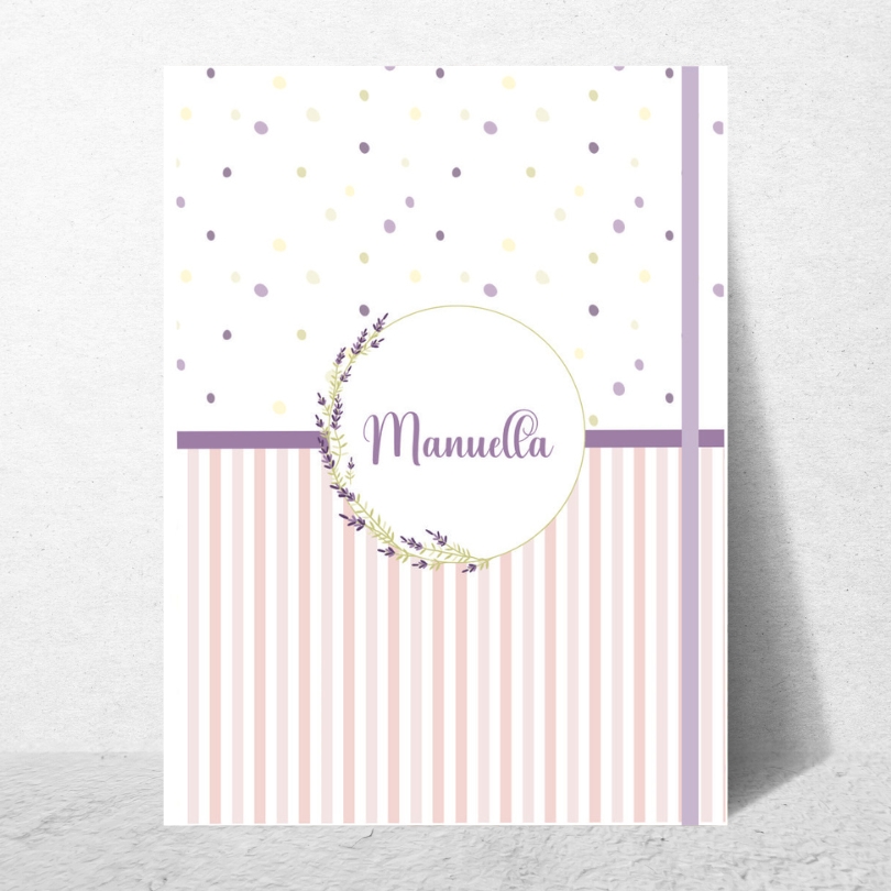 Porta Documentos A4 Lavanda