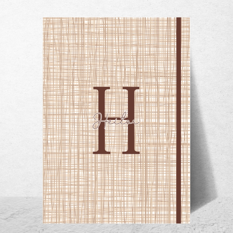 Porta Documentos A4 Chocolate e Avelã