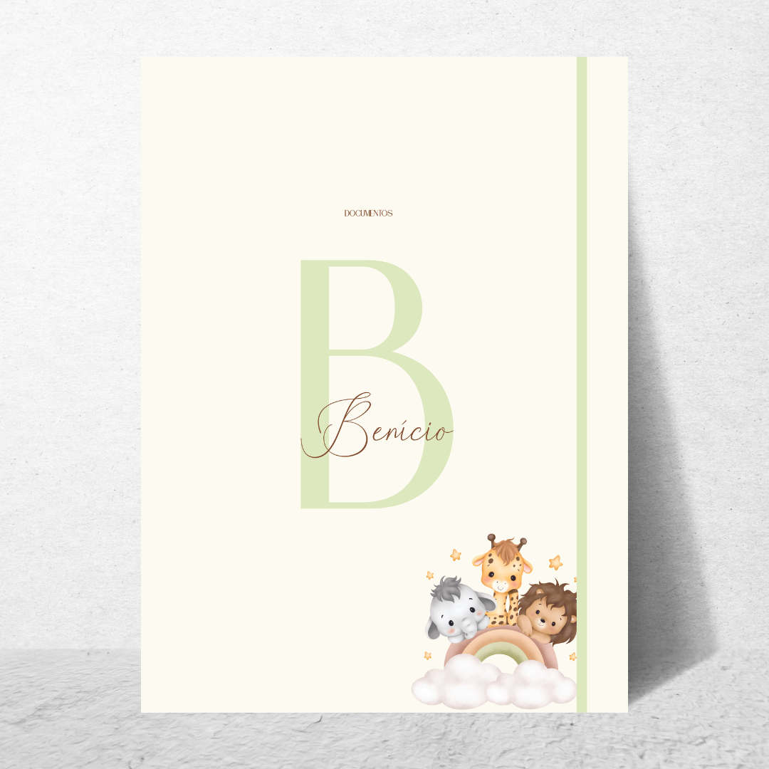 Porta Documentos A4 Safari