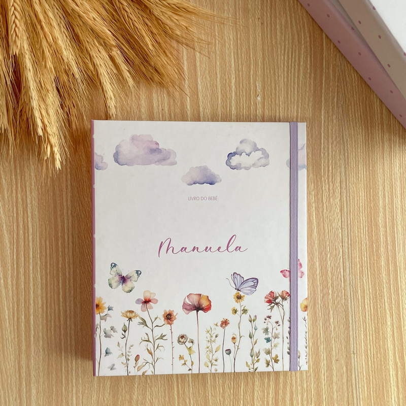 Livro do Bebê Luxo Nuvem