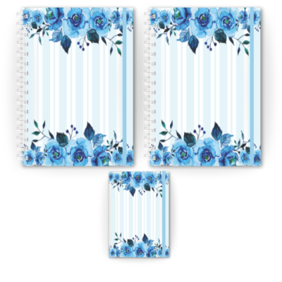 Kit Floral Azul Tradicional