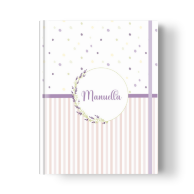 Álbum de Mensagens Lavanda Luxo